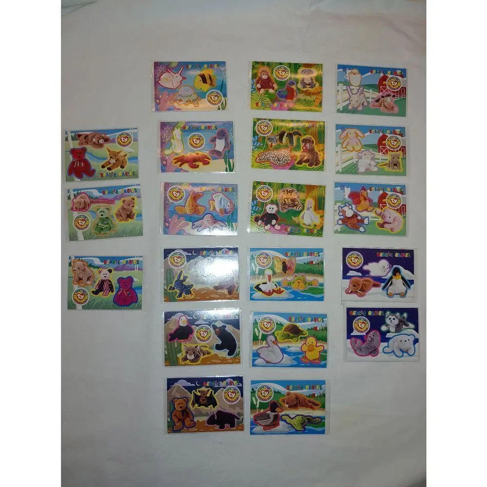 TY Beanie Babies BBOC Stickers - Series 3 20 cards 3 stickers per card